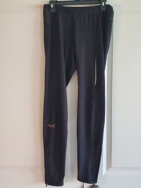 Women's H2O 350 Black Activewear Tights, size L, Reflective Fabric, Side Tie